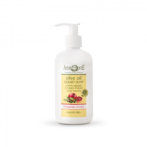  Jemné čistiace tekuté mydlo s olivovým olejom a granátovým jablkom - Z-7D - Aphrodite Shop