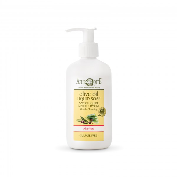  Gentle Cleansing Olive Oil Liquid Soap With Aloe Vera - Z-7B - Aphrodite Shop